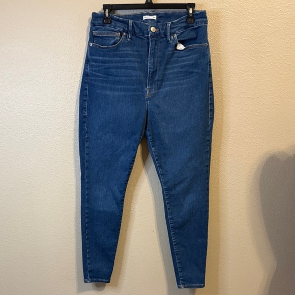 Good American High Rise Blue Jeans